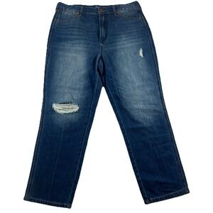 Wrangler Womens‎ Retro High Rise Jeans Western 31X26 Distressed